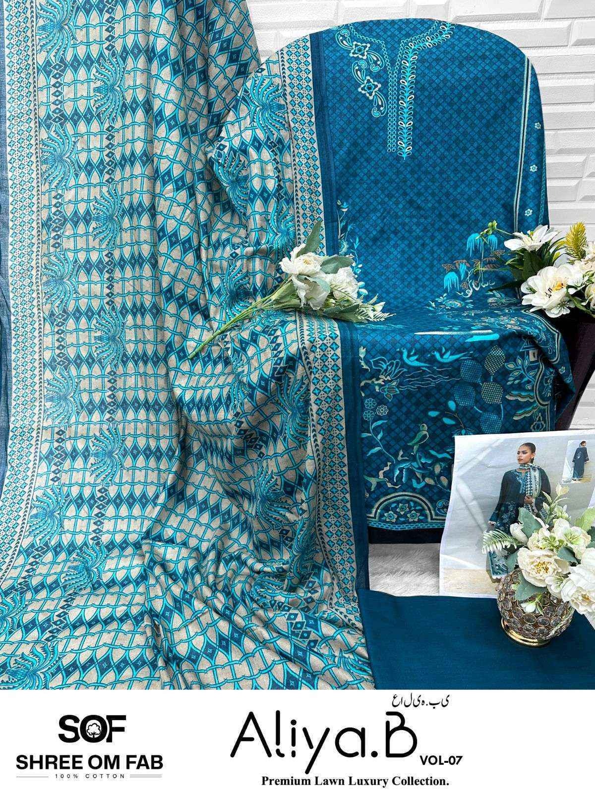 Shree Om Fab Aliya B - Karachi Cotton Printed Salwar Suit Readymade