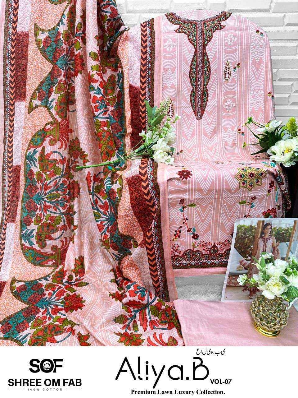 Shree Om Fab Aliya B - Karachi Cotton Printed Salwar Suit Readymade
