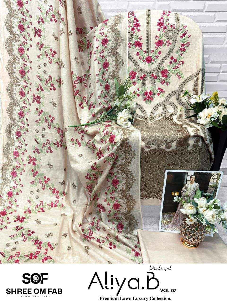 Shree Om Fab Aliya B - Karachi Cotton Printed Salwar Suit Readymade