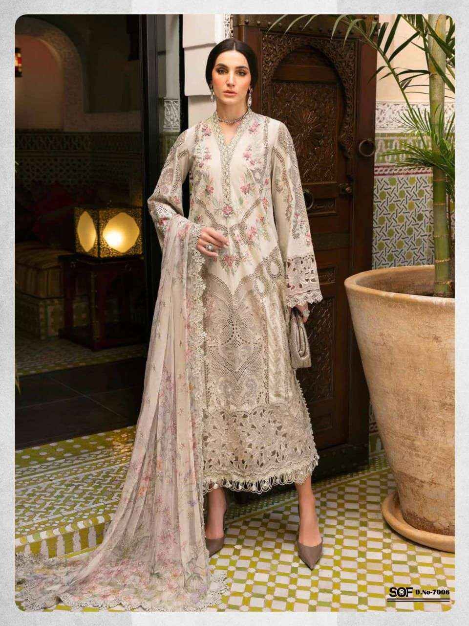 Shree Om Fab Aliya B - Karachi Cotton Printed Salwar Suit Readymade