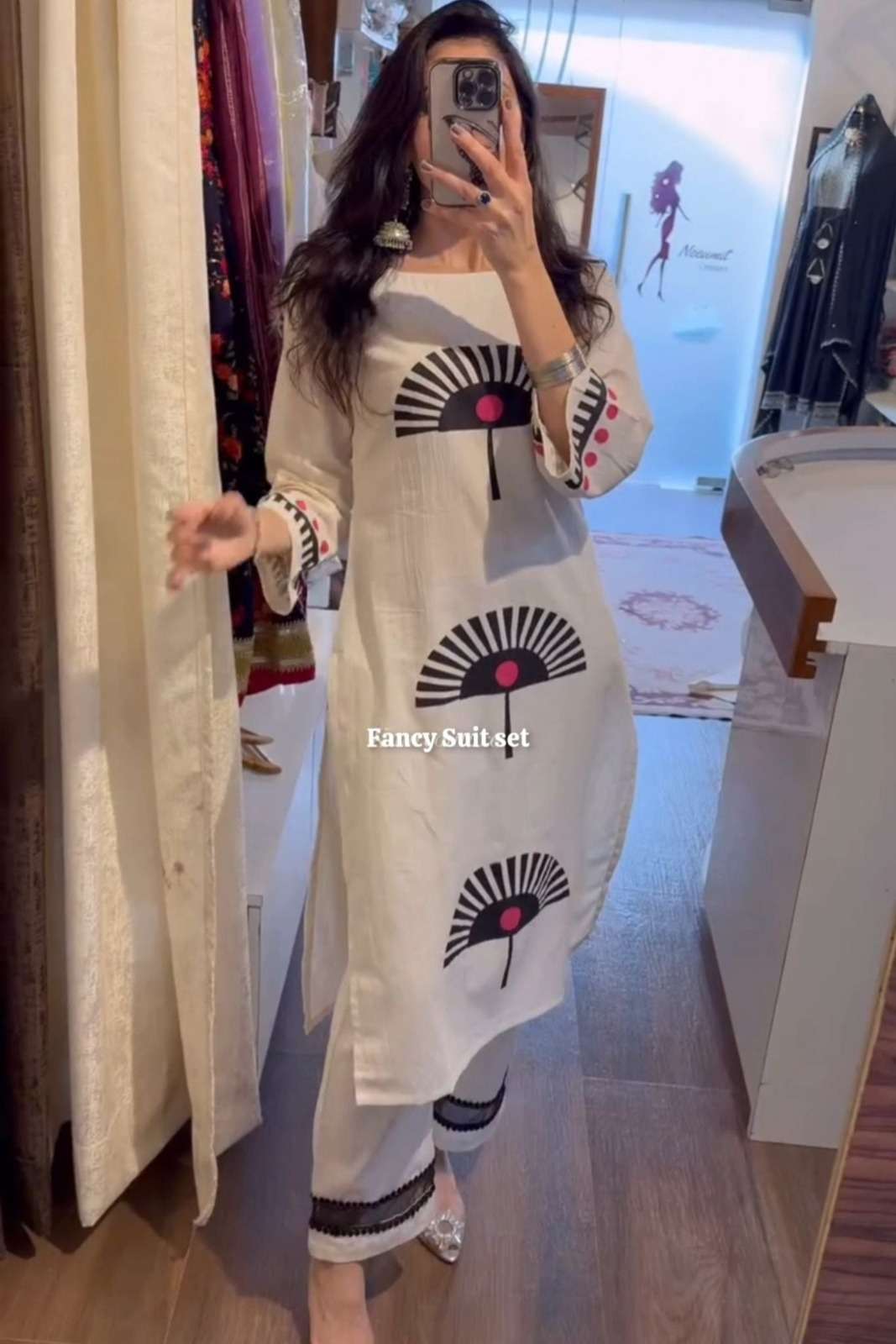 Premium Summer Wear Kurti with Pant - Women’s Cotton Flex Hand Block Print Co-ord Set |
