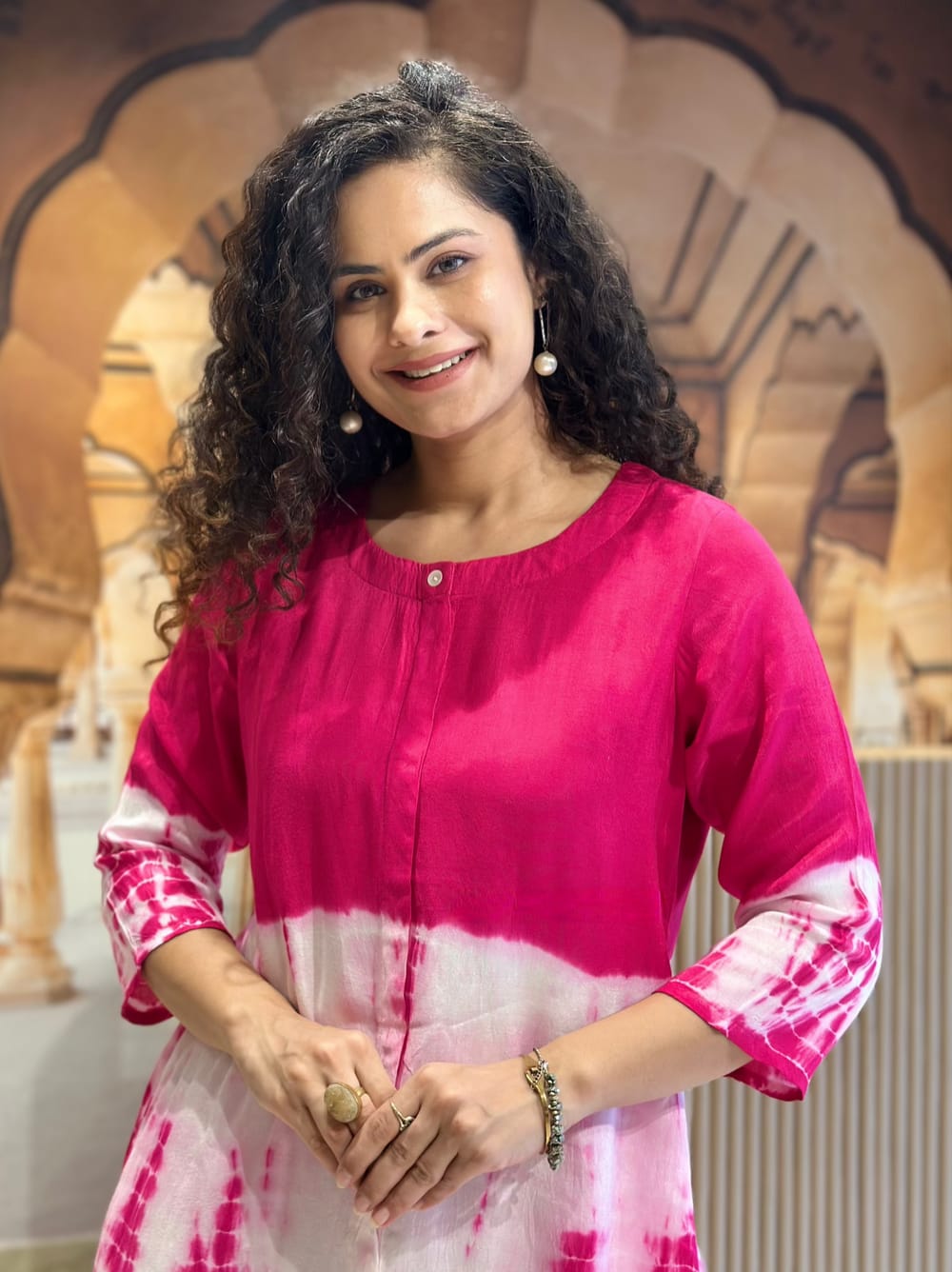 Premium Tie-Dye Cotton Co-ord Set | Kurti & Ankle Pant Set for Women