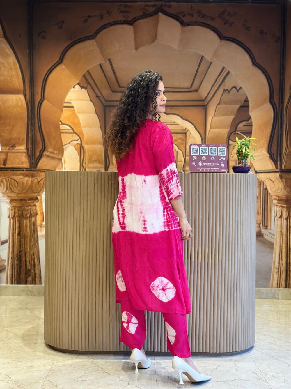 Premium Tie-Dye Cotton Co-ord Set | Kurti & Ankle Pant Set for Women