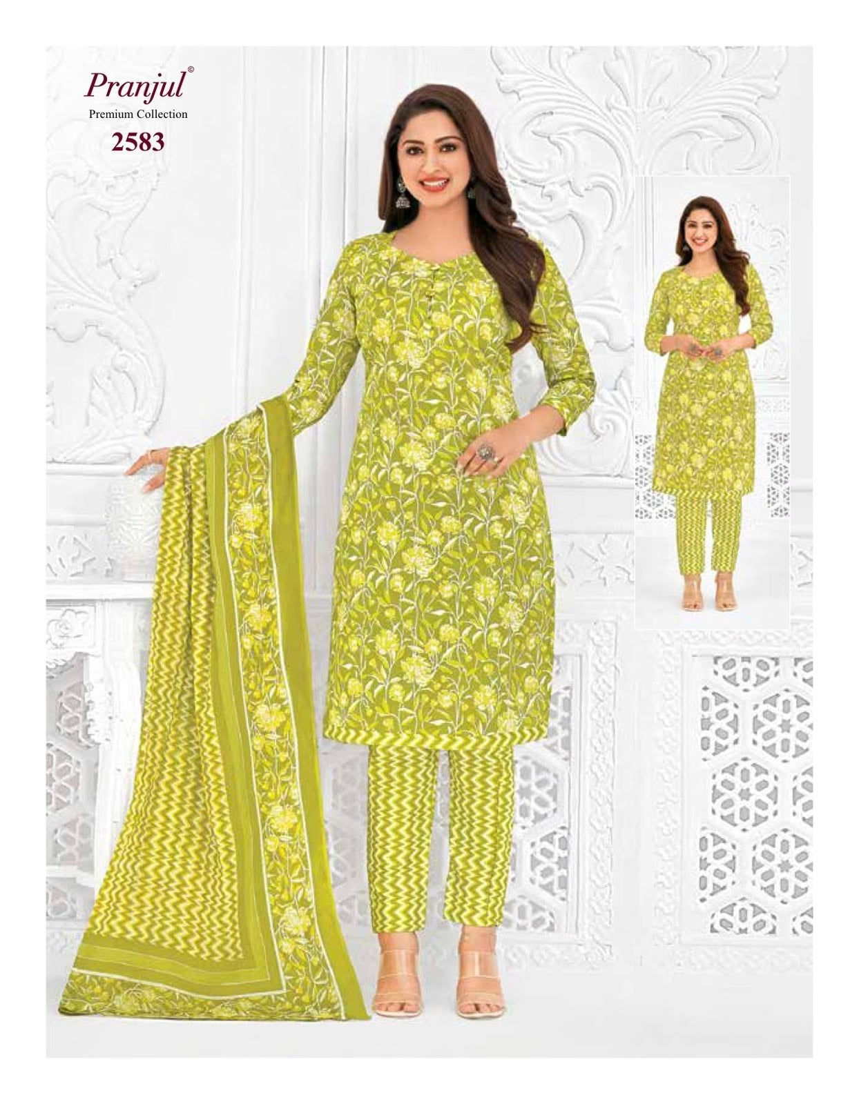 Pranjul Priyanka Readymade Cotton Suit Set
