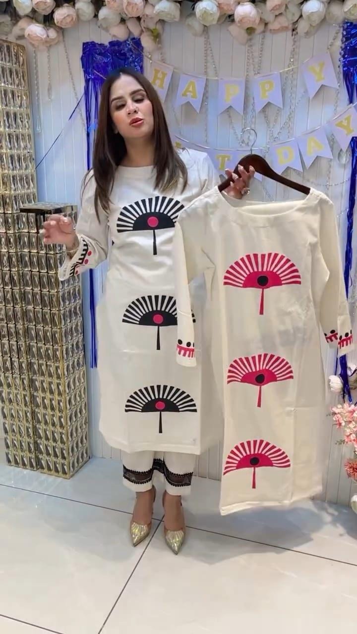 Premium Summer Wear Kurti with Pant - Women’s Cotton Flex Hand Block Print Co-ord Set |