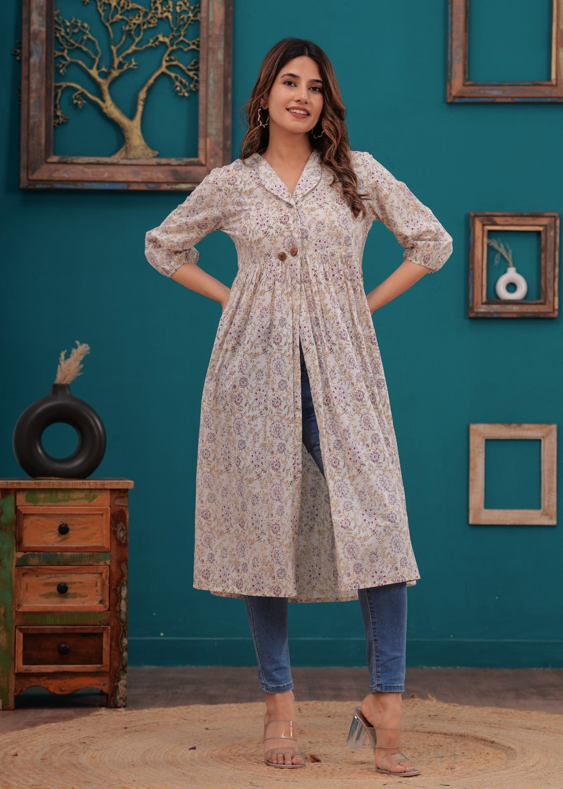 Premium Cotton Stylish Women Casual & Festive Wear Ethnic Kurti