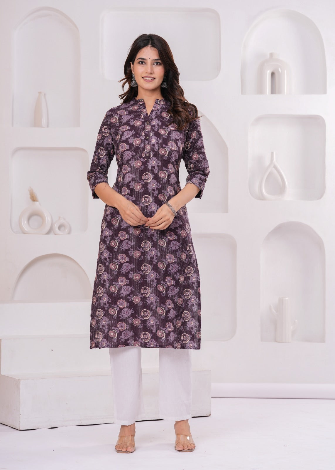 Cotton Stylish Women Casual & Festive Wear Ethnic Kurti