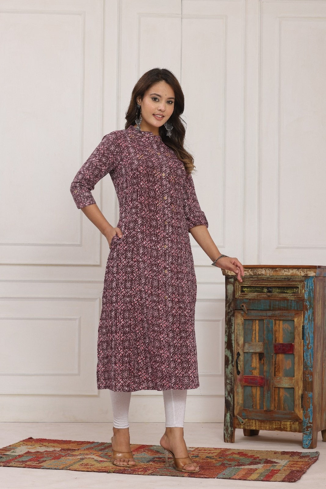 Cotton Stylish Women College Wear & Festive Wear Ethnic Kurti