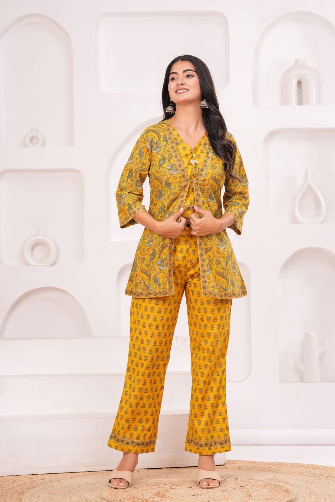 Heavy Material Cord Set - Full Stitched Co-Ord Sets for Women