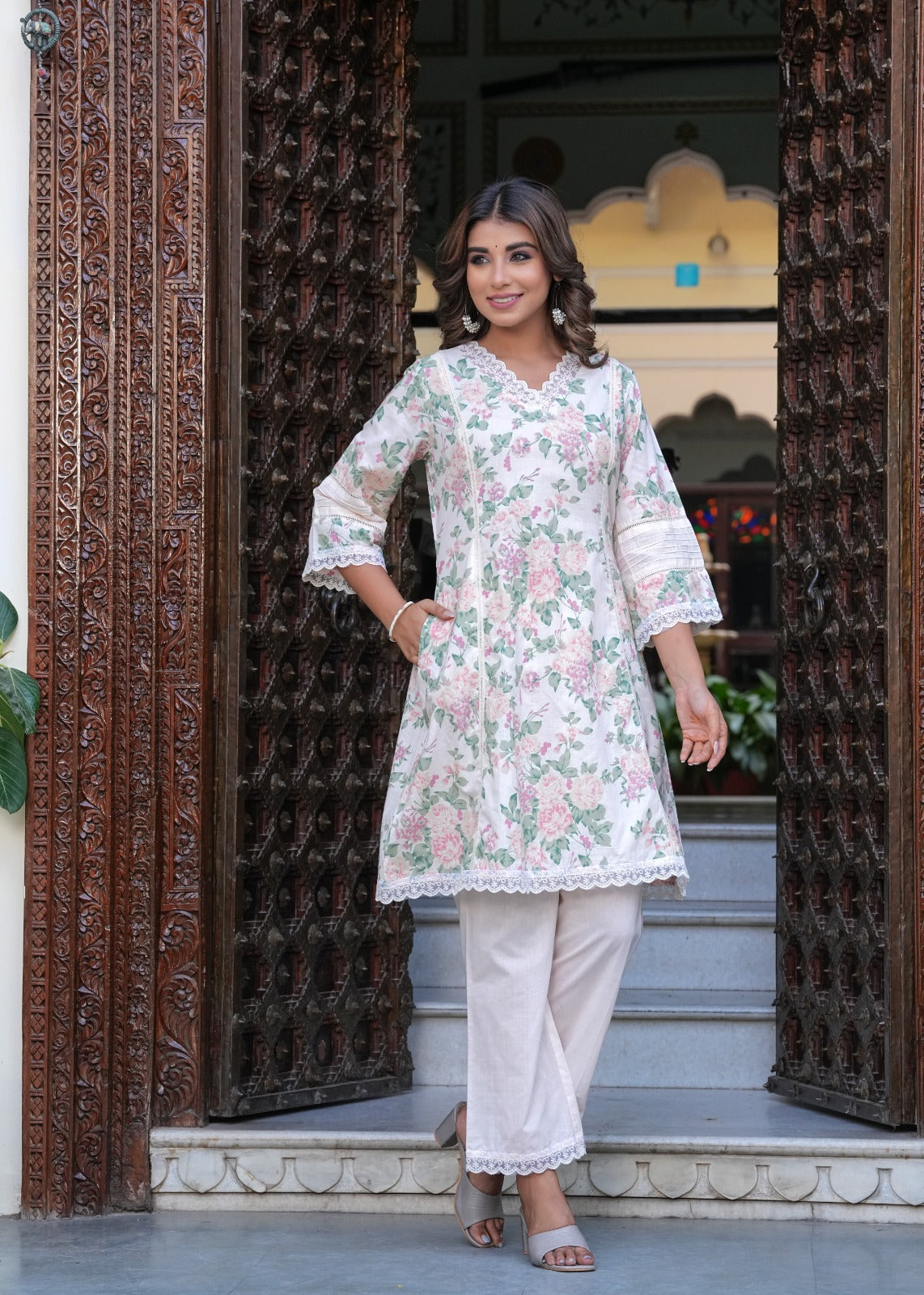 Designer Cotton Co-Ord Sets | Stylish Women’s Stitched Outfits