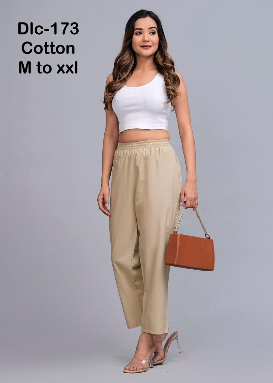 Comfortable Cotton Ankle Length Trousers for Women | Daily Wear Pants with Pockets