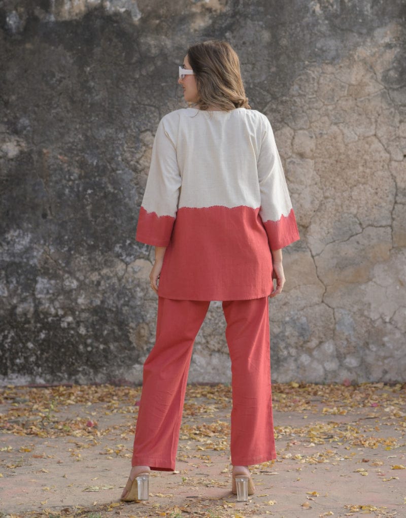 Premium Tie-Dye Cotton Flex Co-ord Set for Women – Casual & Party Wear