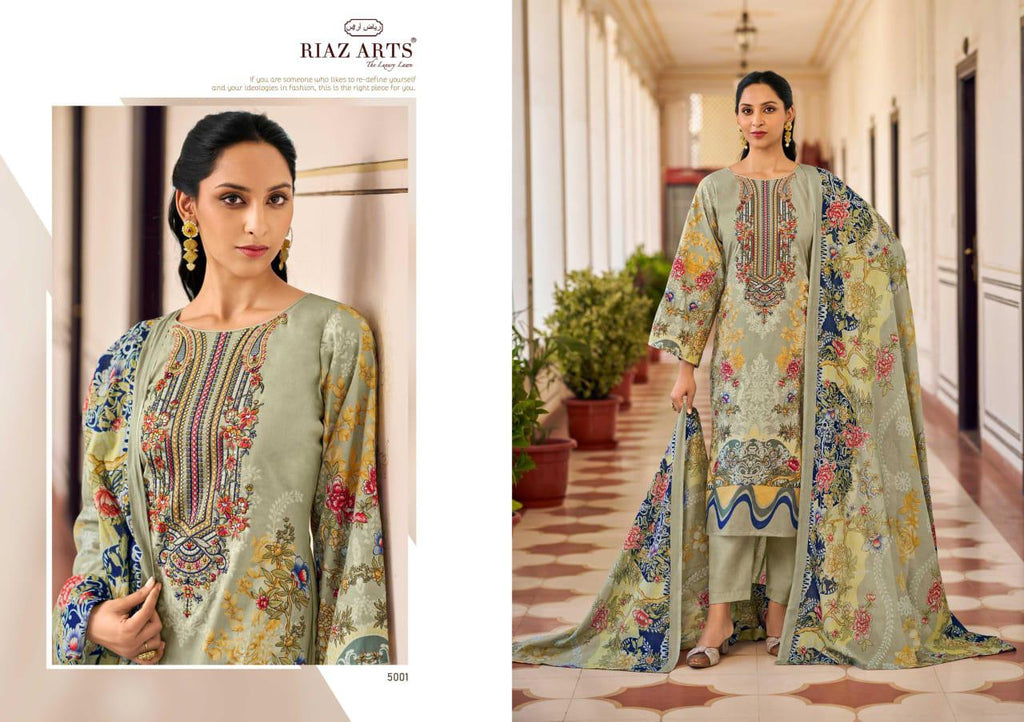 Premium Karachi Lawn Cambric Embroidered Suit Collection
