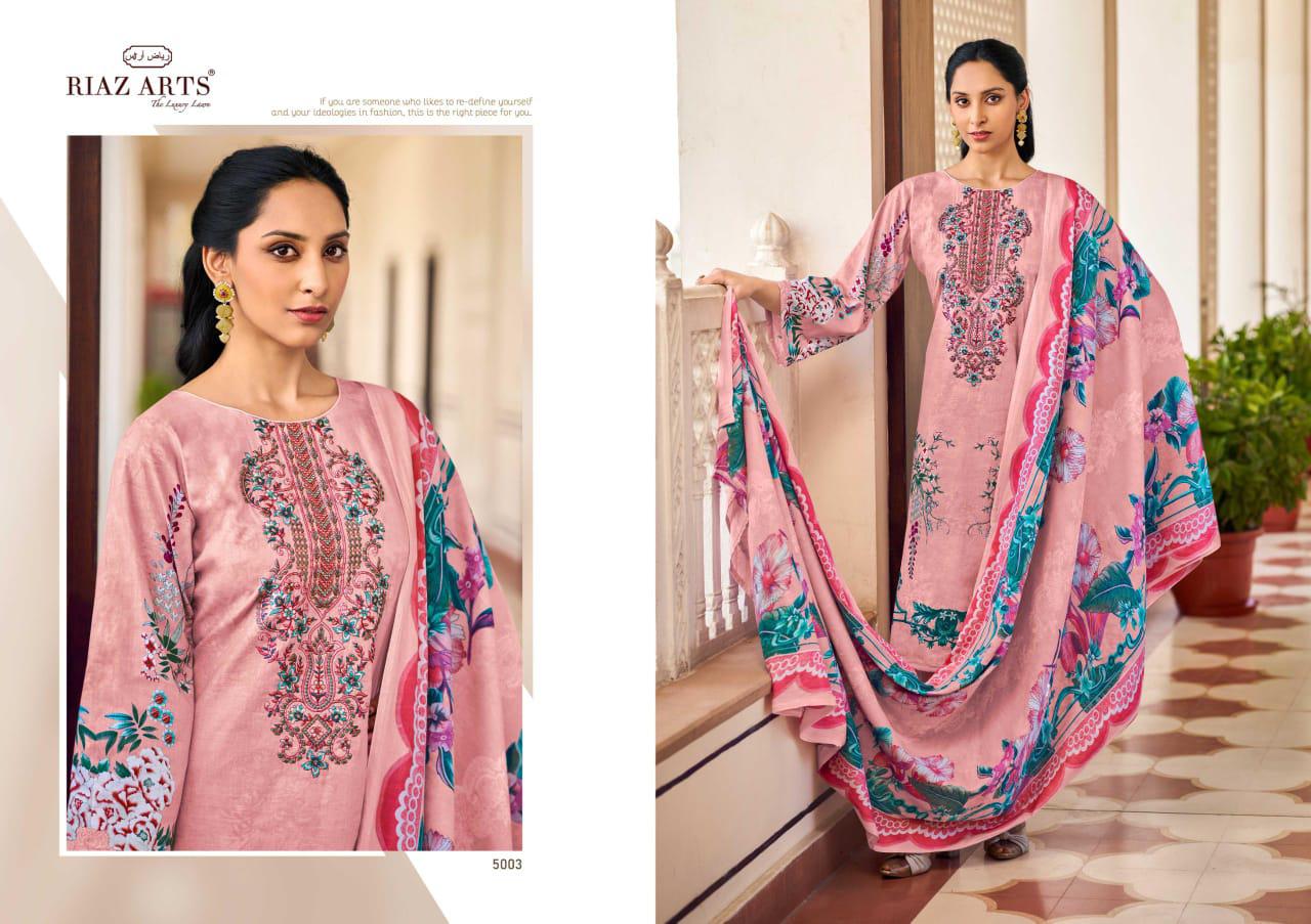 Karachi Lawn Cambric Embroidered Suit Collection - Pure Cotton Bottom