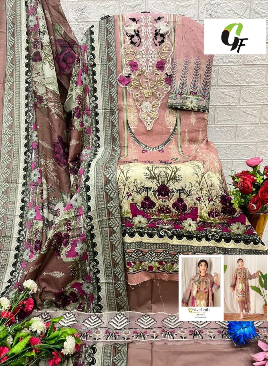 Premium Cotton Patch Work Suit Set with Embroidery