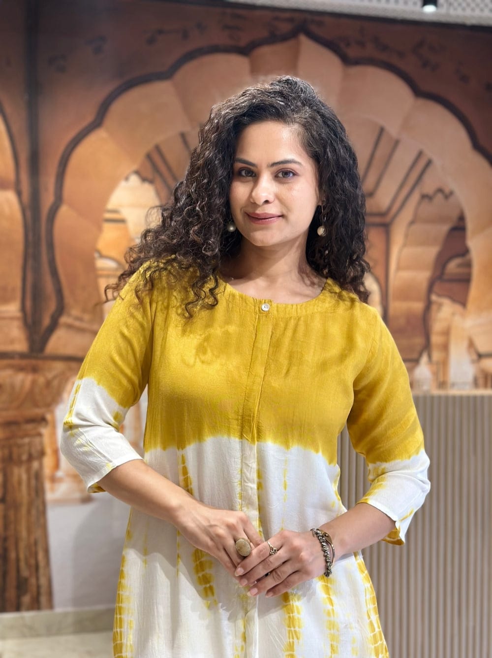Premium Tie-Dye Cotton Co-ord Set | Kurti & Ankle Pant Set for Women